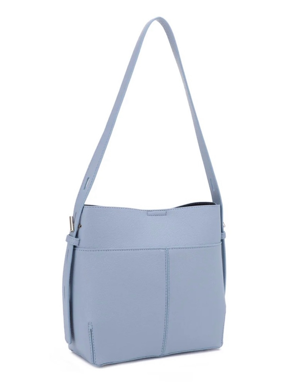 Minimalist Light Blue Shoulder Bag for Women
